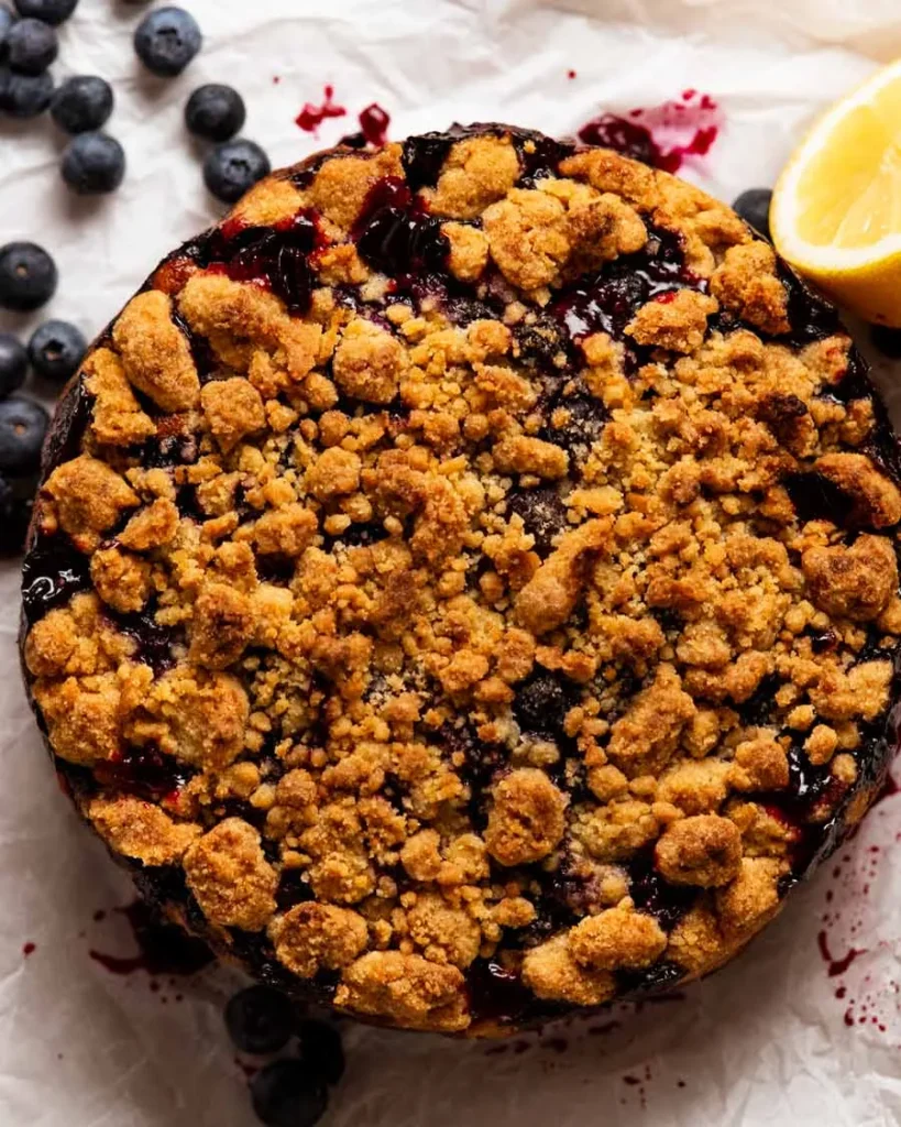 Blueberry Crumb Cake 5