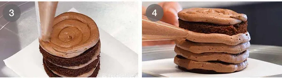 How to frost mini chocolate cakes 2