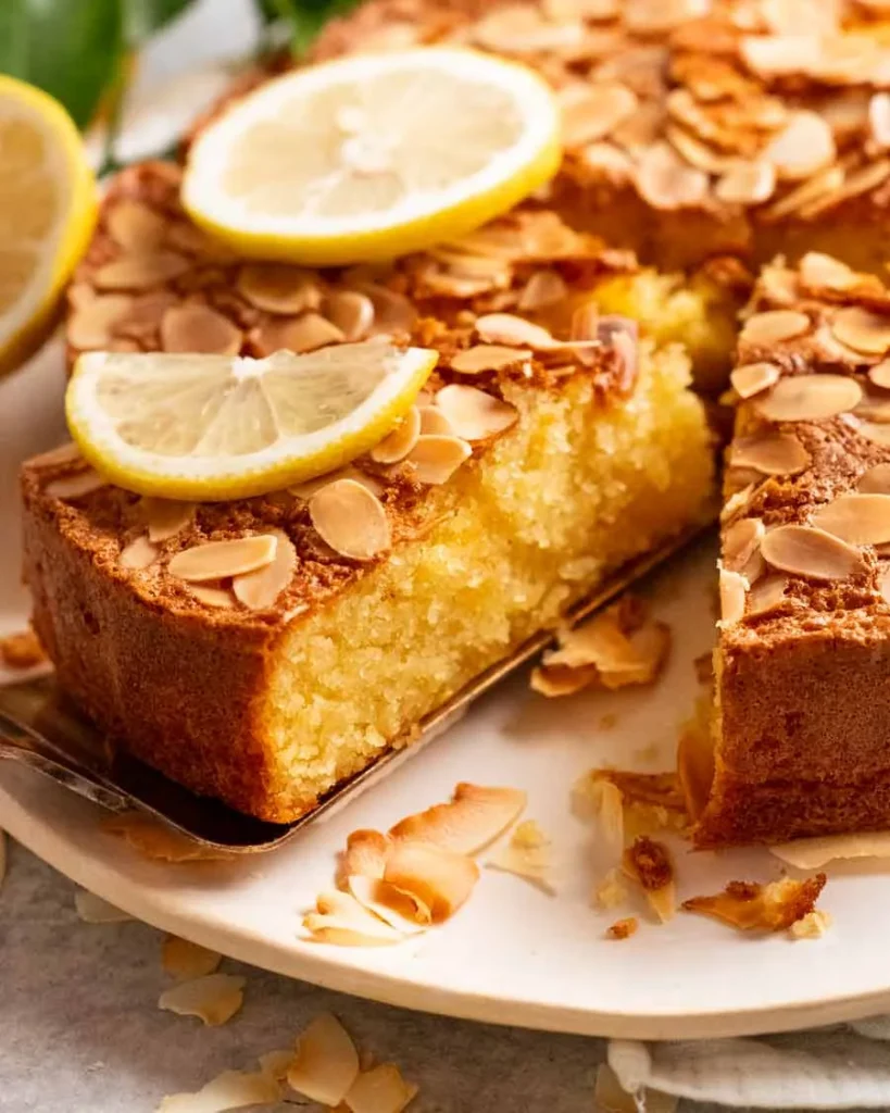 Easy Lemon Coconut Almond Cake - Delicious & Simple