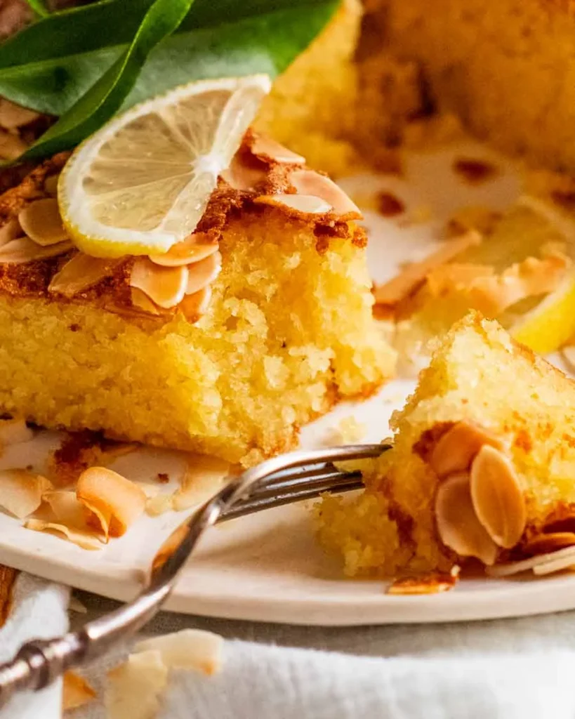 Easy Lemon Coconut Almond Cake