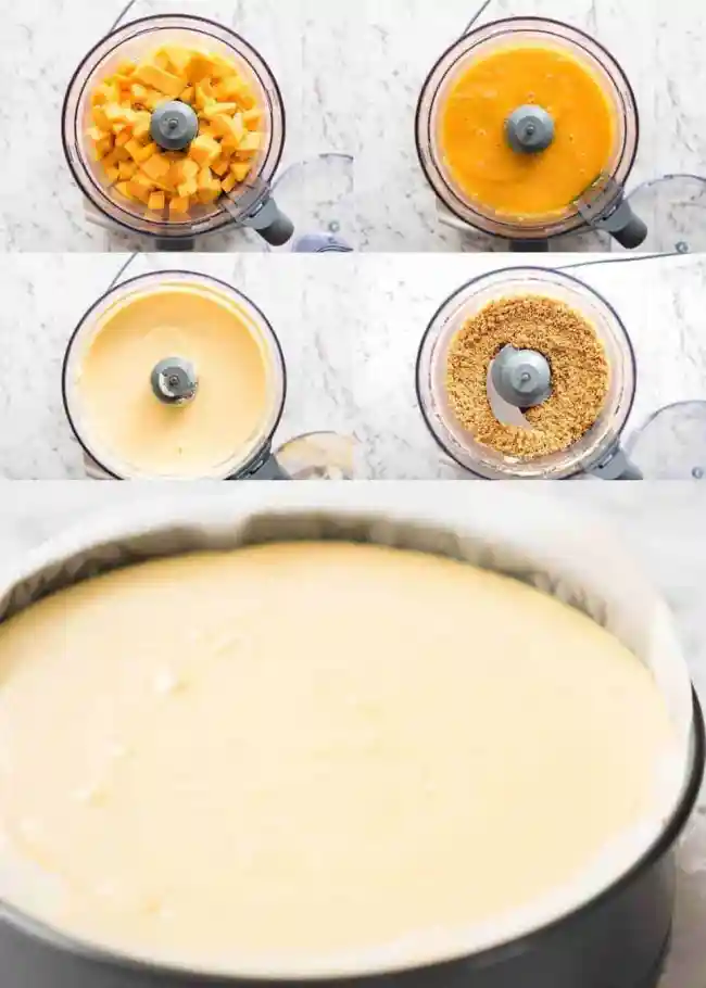 No Bake Mango Cheesecake - Delicious & Easy Recipe