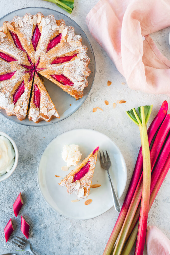 Rhabarber Mandelkuchen 3 von 5