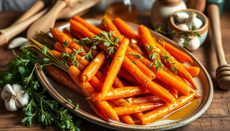 Honey Garlic Butter Carrots