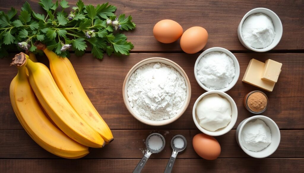 banana bread ingredients