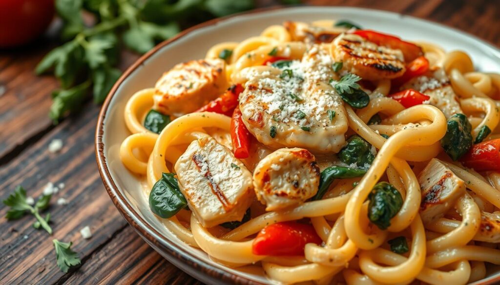 cheesy chicken pasta recipes