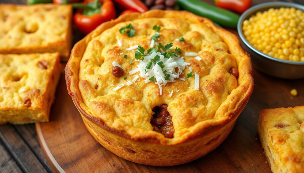 cornbread chili pie