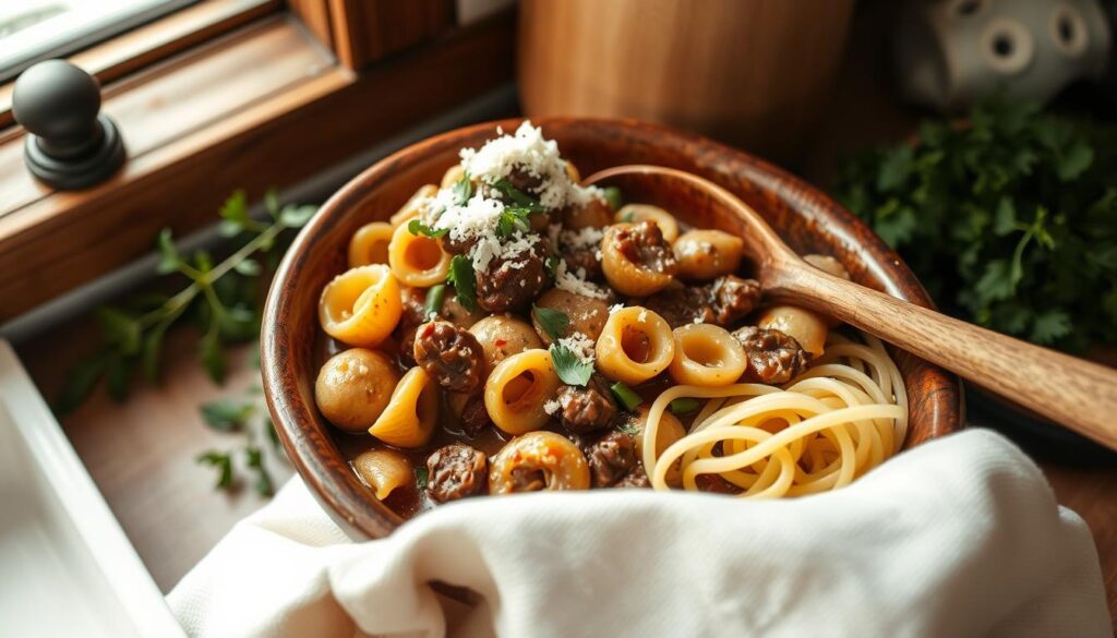 creamy beef pasta recipes