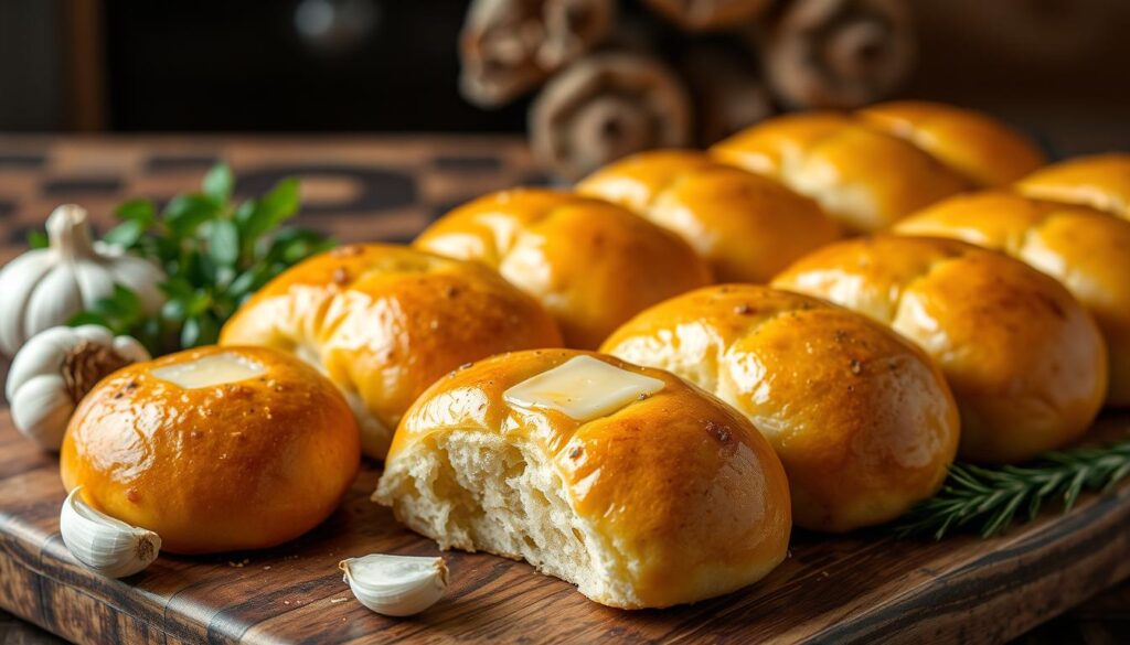 garlic butter bread rolls