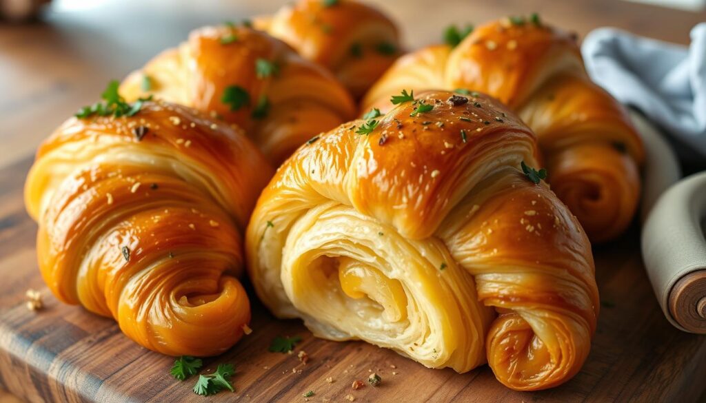 garlic crossiant rolls