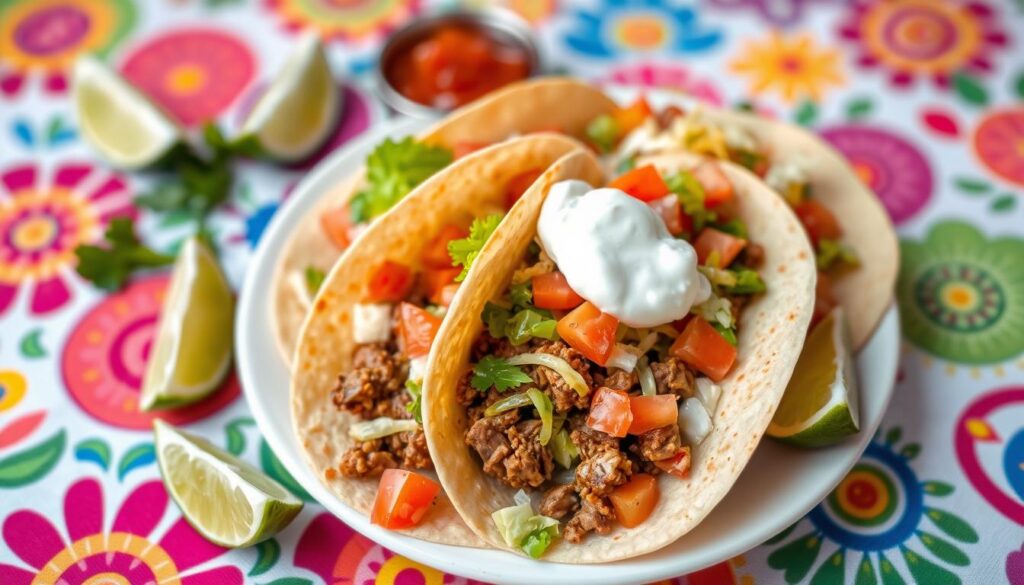 ground beef tacos