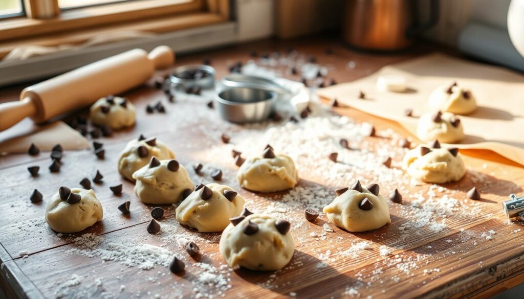 homemade chocolate chip cookies