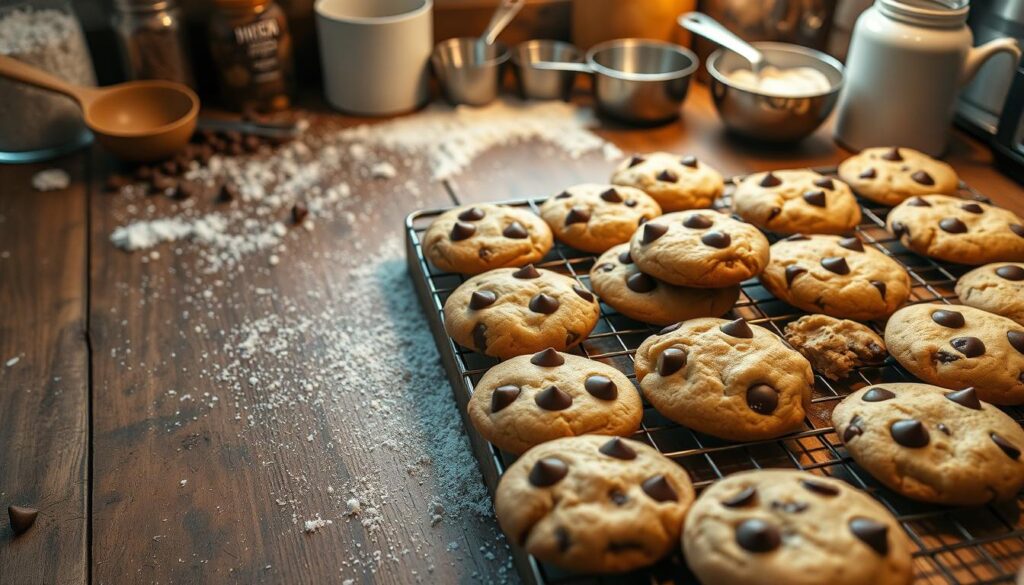 homemade chocolate chip cookies