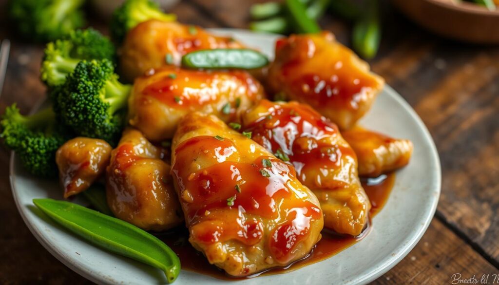 honey garlic chicken