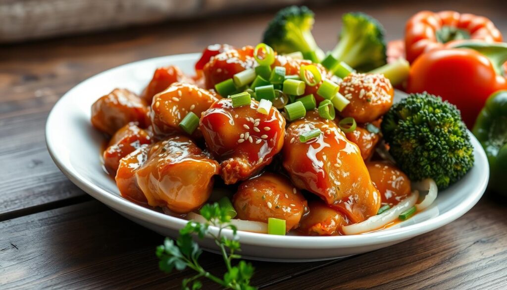 honey garlic chicken