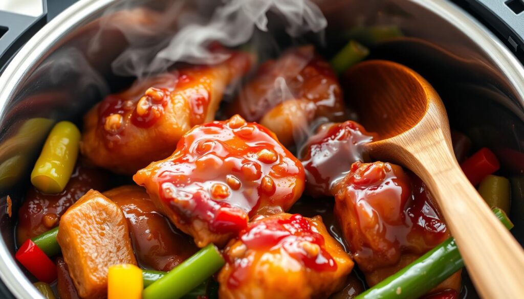 instant pot sticky chicken