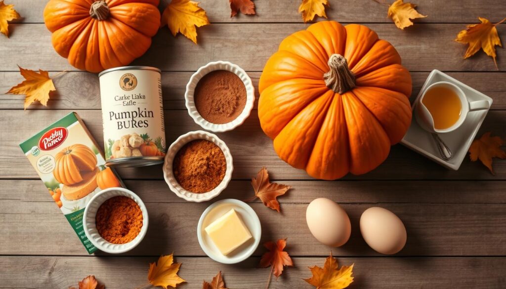 pumpkin dump cake ingredients