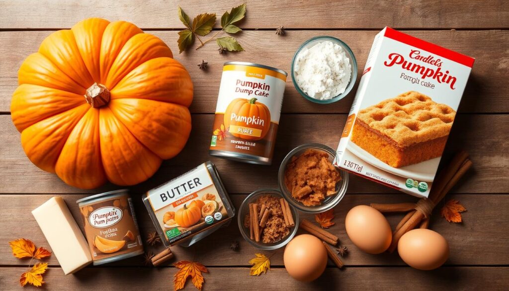 pumpkin dump cake ingredients