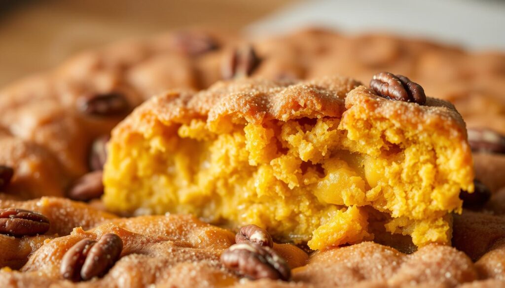 pumpkin dump cake texture