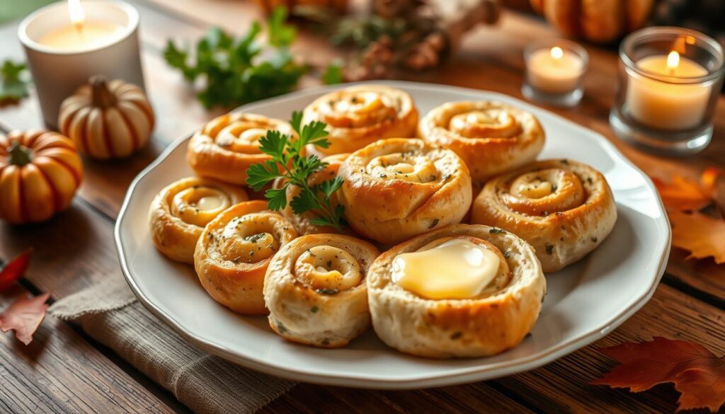 thanksgiving garlic rolls