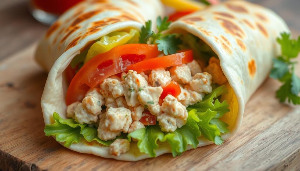 tuna melt wrap