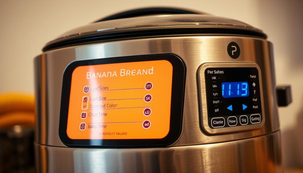 banana bread machine settings