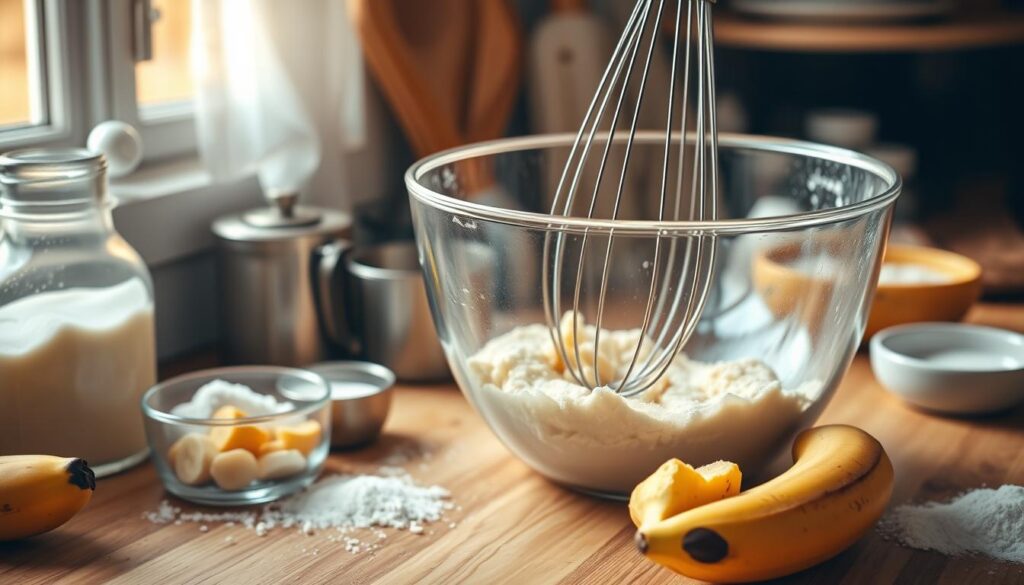 banana bread mixing instructions