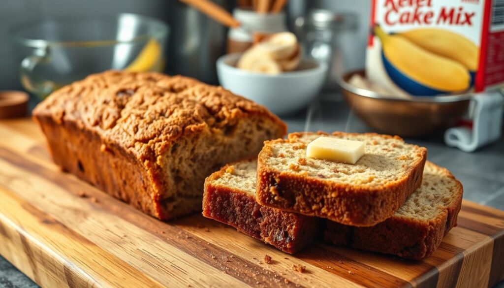 banana bread recipe using cake mix