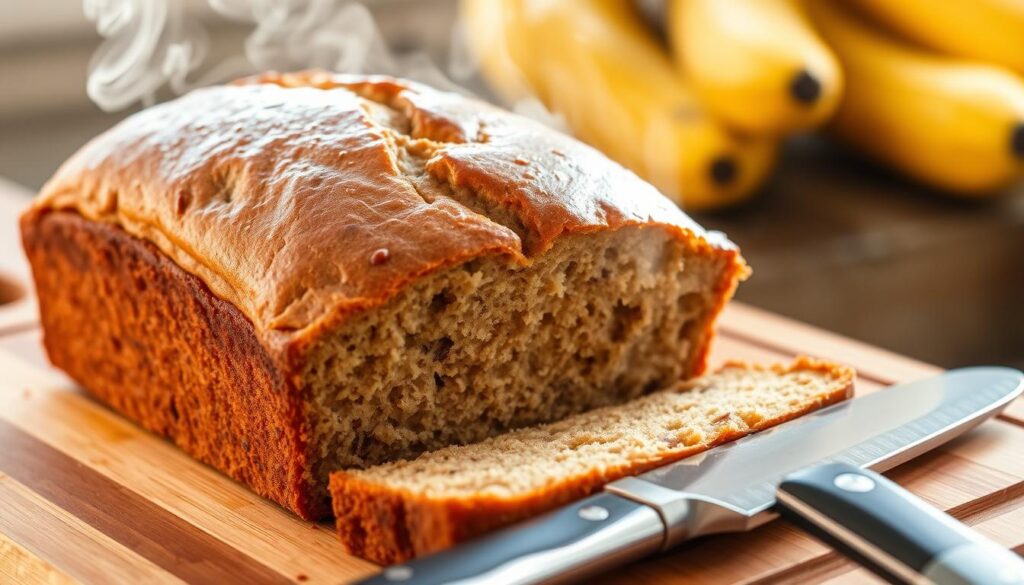 cooling banana bread