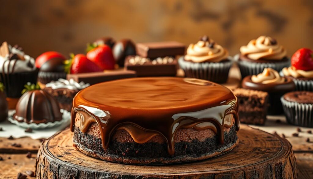 Decadent chocolate desserts