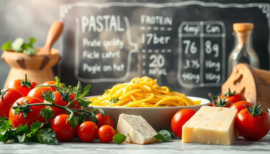 Nutritional insights for pasta dishes