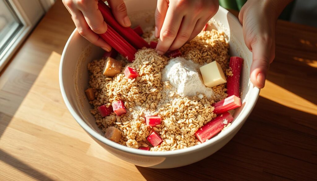 Preparing the crisp mixture