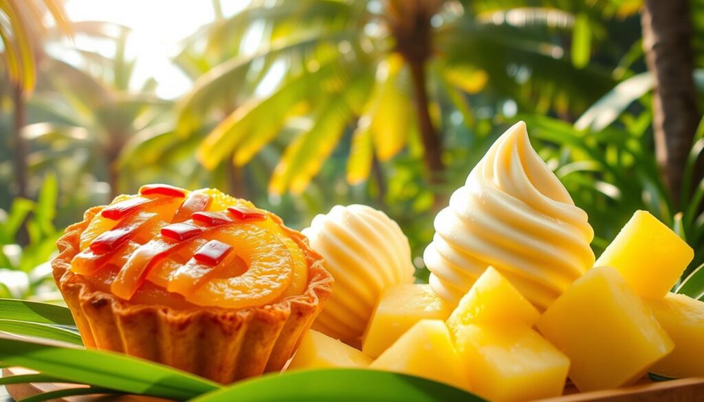 creative pineapple dessert