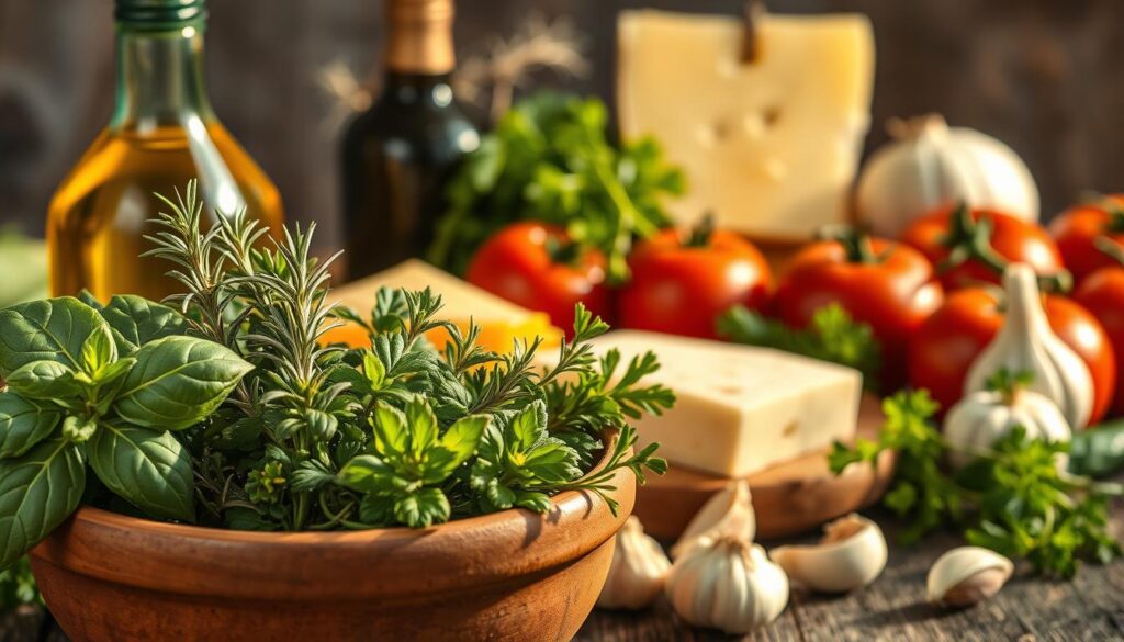 essential ingredients for italian dishes