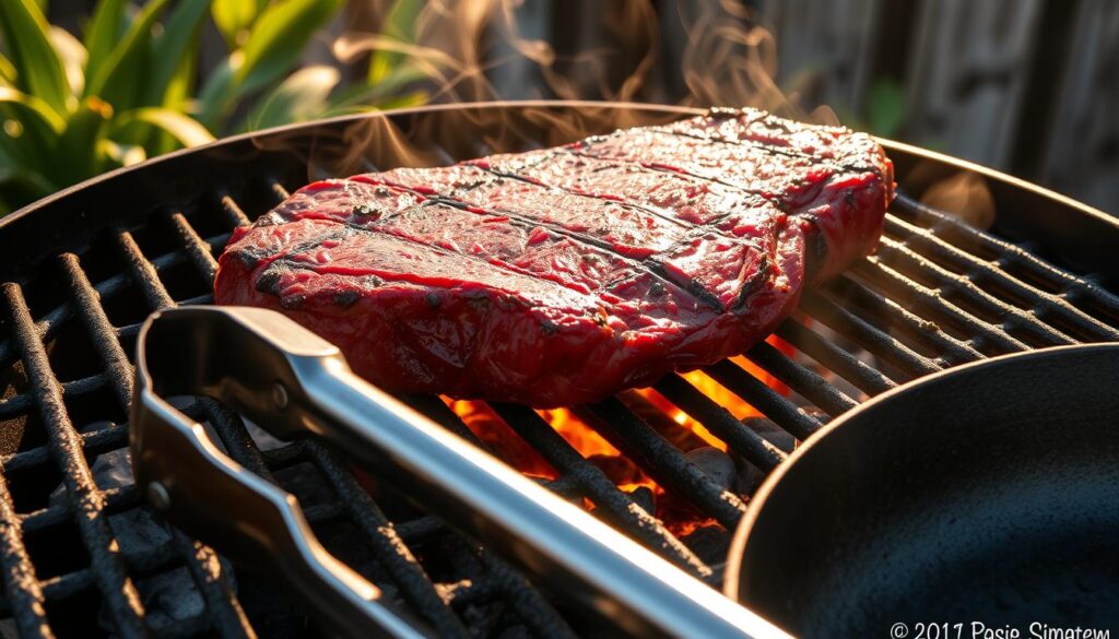 grilling flap steak