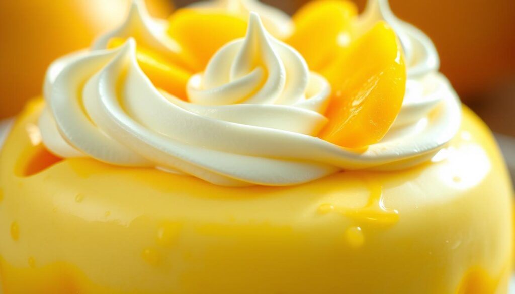 mango cream dessert