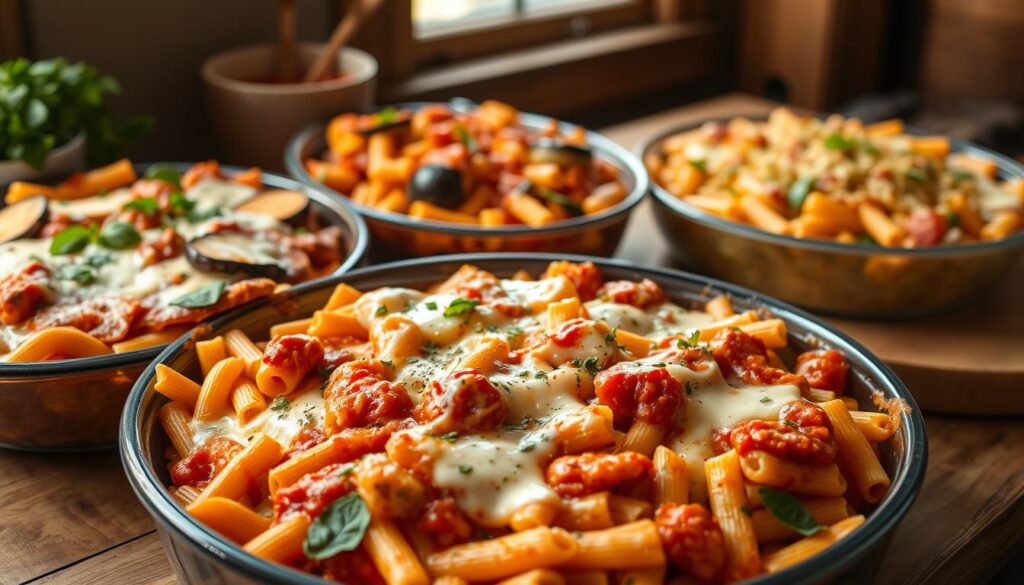 meatless baked ziti variations