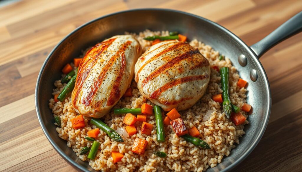 one-pan chicken and quinoa recipe