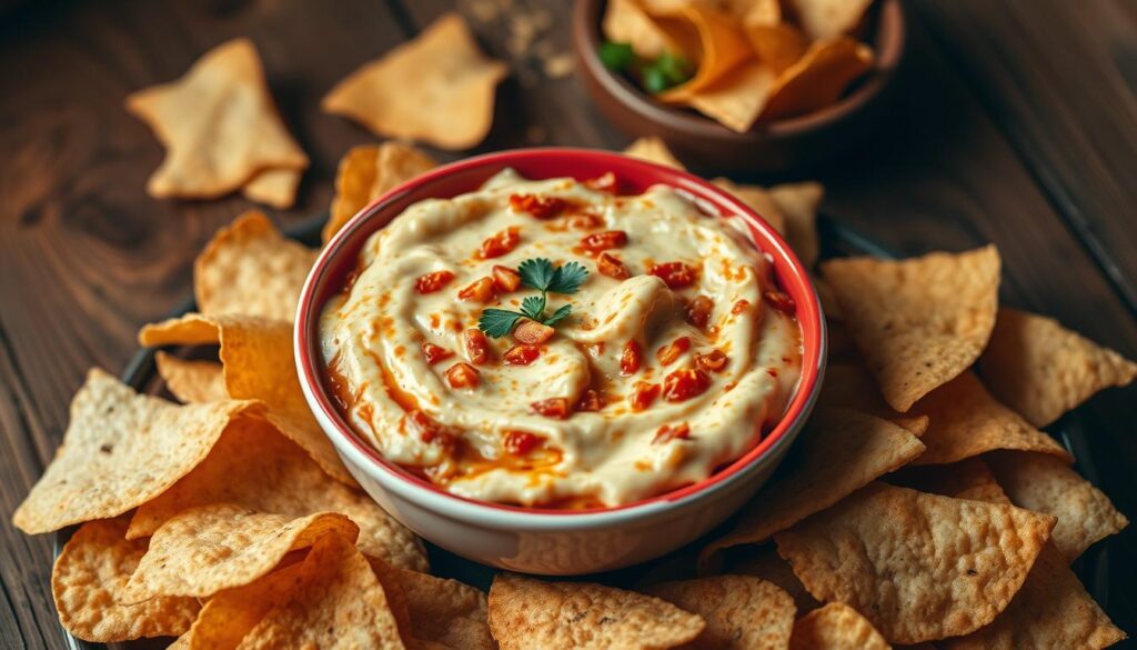 serving rotel dip