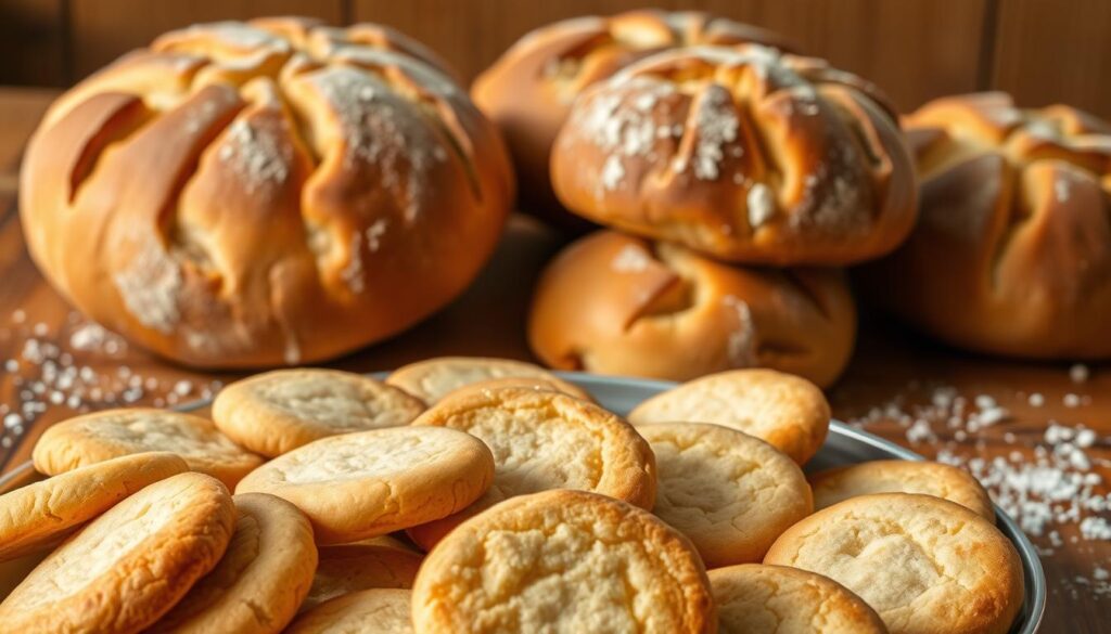 sourdough cookies and rolls