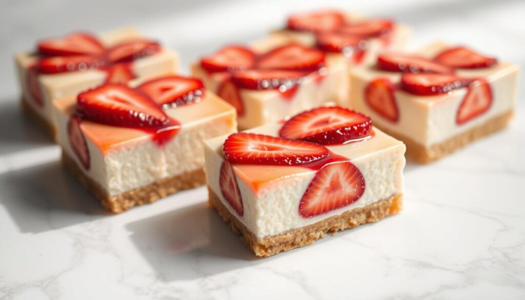 strawberry cheesecake bars