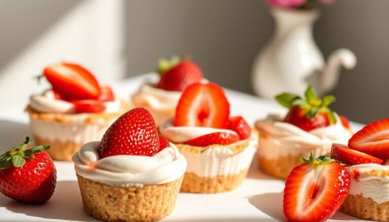 strawberry cheesecake cups