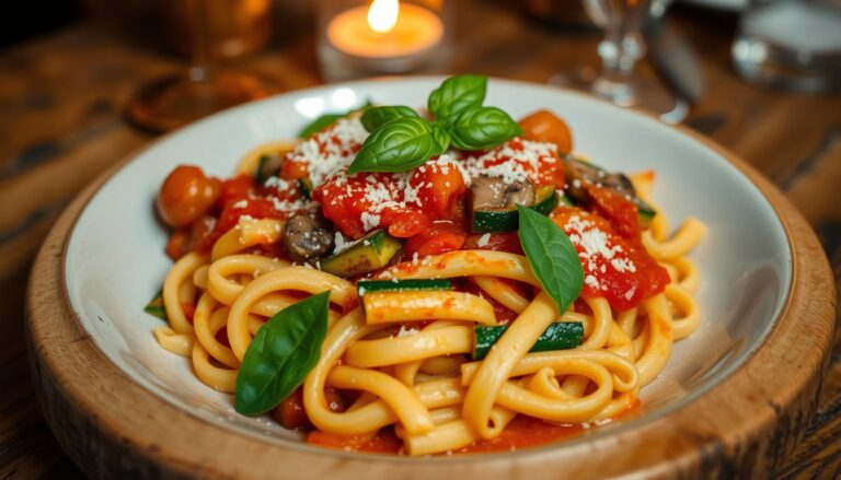 vegetarian pasta dish